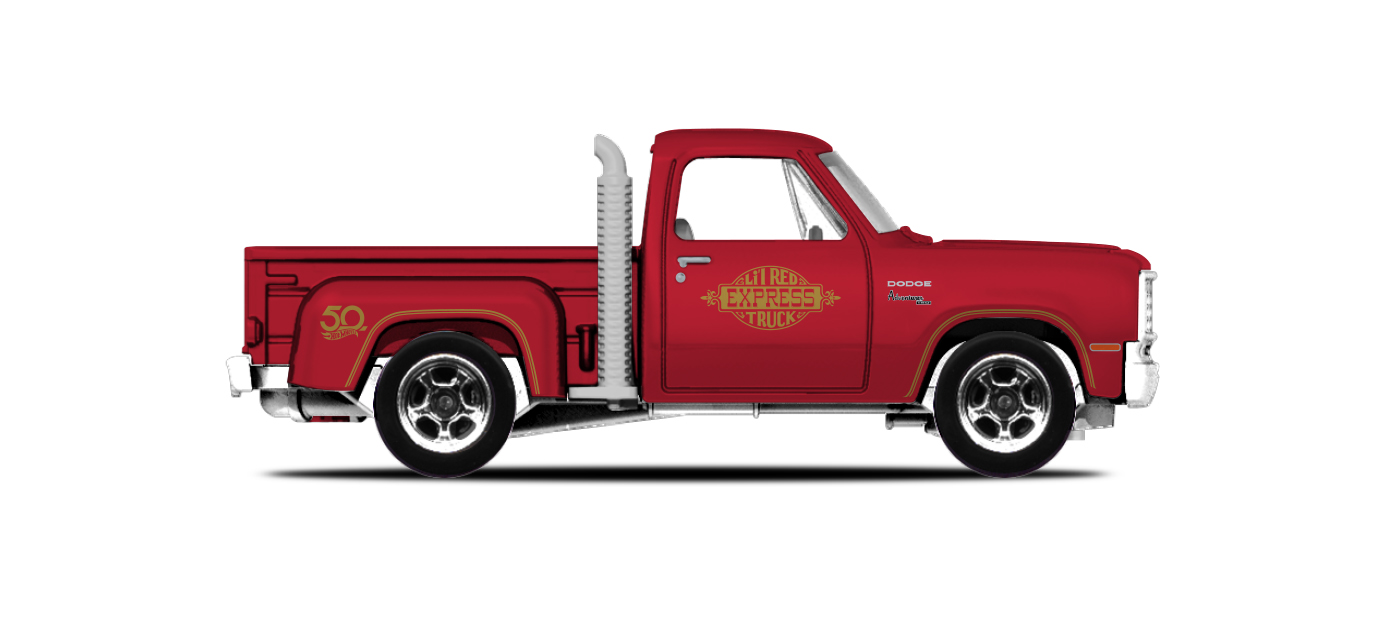 78 Dodge Lil Red Express hot wheels,hot,wheels